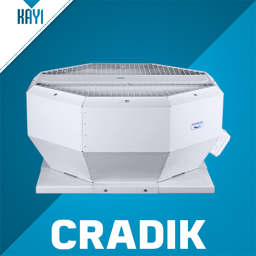 kayites_2021324133243977 Roof Mounted Vertical Discharge Centrifugal Fan سری CRADIK ساخت KAYITES ترکیه