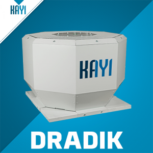 Horizontal Discharge Centrifugal Fan With Motor Out Of Air سری DRADIK ساخت KAYITES ترکیه